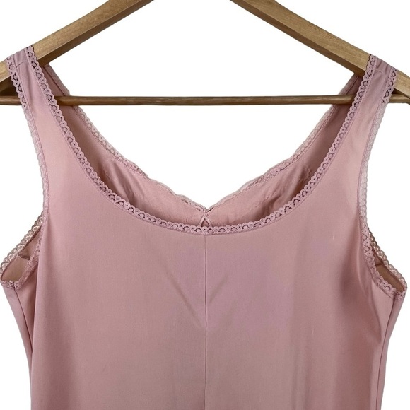 Vintage Women’s Dusty Rose Slip Dress Nightgown Made in Italy Size XS - Small - Picture 5 of 10